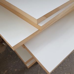 25mm mr mdf white melamine finish